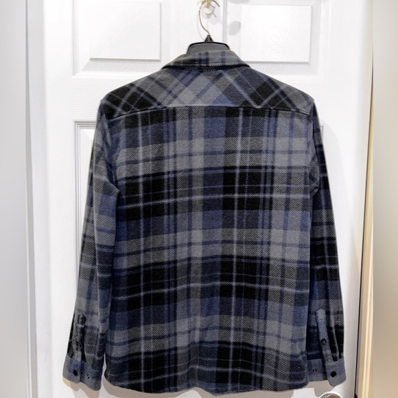 O'Neill Voyager Men’s Cotton Flannel Shirt Blue SZ L​ - Picture 5 of 10